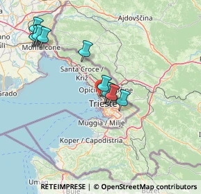 Mappa Via dei Baseggio, 34136 Trieste TS, Italia (14.21909)