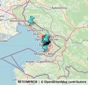Mappa Via dei Baseggio, 34136 Trieste TS, Italia (3.63364)