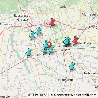 Mappa Vicolo Bel Comune, 35018 San Martino di Lupari PD, Italia (5.97692)