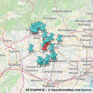 Mappa Vicolo Bel Comune, 35018 San Martino di Lupari PD, Italia (10.483)