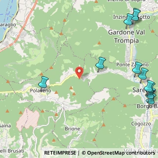 Mappa Via Cortivazzo, 25060 Polaveno BS, Italia (3.37)