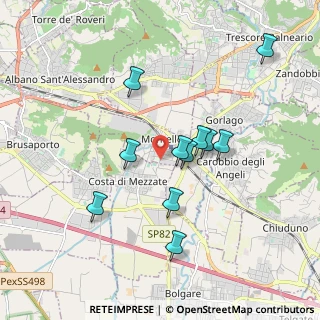 Mappa Via L. Ariosto, 24060 Montello BG, Italia (1.63909)