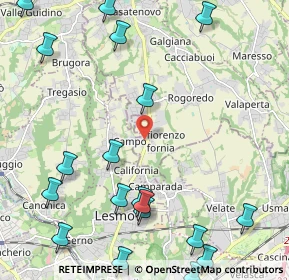 Mappa Via dell'Asilo, 23880 Casatenovo LC, Italia (3.0065)