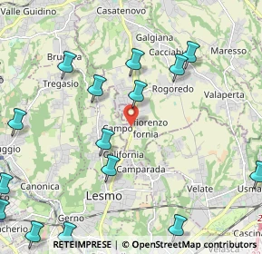 Mappa Via dell'Asilo, 23880 Casatenovo LC, Italia (3.18737)