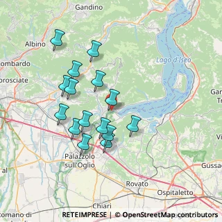 Mappa Via A. Manzoni, 24067 Sarnico BG, Italia (6.59267)
