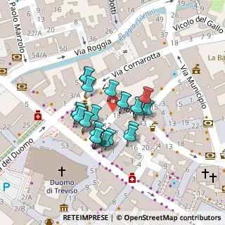 Mappa Via Cornarotta, 31100 Treviso TV, Italia (0)