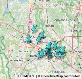 Mappa Via Papa Giovanni XXIII, 21054 Fagnano Olona VA, Italia (6.639)