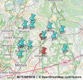 Mappa Via Valletta, 23871 Lomagna LC, Italia (6.70154)