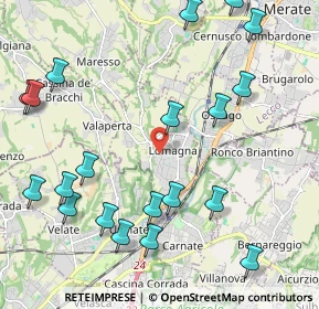 Mappa Via Valletta, 23871 Lomagna LC, Italia (2.593)