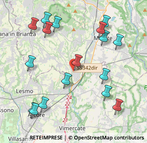 Mappa Via Valletta, 23871 Lomagna LC, Italia (4.65059)