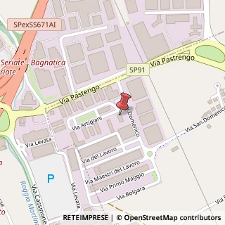 Mappa Via Artigiani, 3, 24060 Brusaporto, Bergamo (Lombardia)