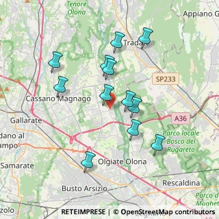 Mappa Via Fiume, 21054 Fagnano Olona VA, Italia (3.42167)