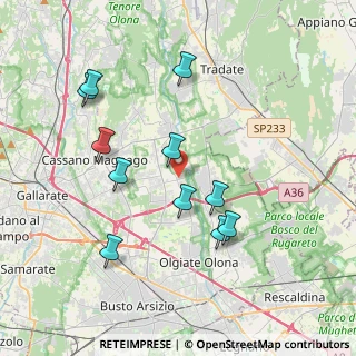 Mappa Via Fiume, 21054 Fagnano Olona VA, Italia (3.75182)