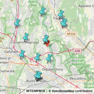 Mappa Via Fiume, 21054 Fagnano Olona VA, Italia (4.65467)