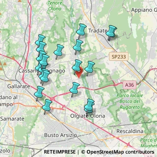 Mappa Via Fiume, 21054 Fagnano Olona VA, Italia (3.939)