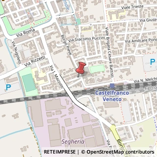 Mappa Borgo Pieve, 132, 31033 Castelfranco Veneto, Treviso (Veneto)