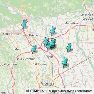 Mappa Montecchio Precalcino, 36030 Montecchio Precalcino VI, Italia (4.95231)