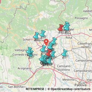 Mappa Montecchio Precalcino, 36030 Montecchio Precalcino VI, Italia (11.8345)