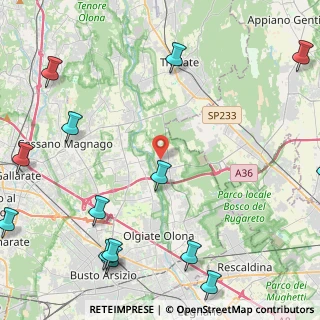 Mappa Via Giuseppe Verdi, 21050 Gorla Maggiore VA, Italia (6.77733)
