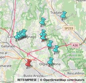 Mappa Viale Vittoria, 21054 Fagnano Olona VA, Italia (3.40333)