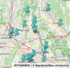 Mappa Viale Vittoria, 21054 Fagnano Olona VA, Italia (4.68389)