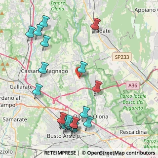 Mappa Viale Vittoria, 21054 Fagnano Olona VA, Italia (5.25158)