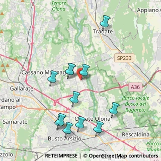 Mappa Viale Vittoria, 21054 Fagnano Olona VA, Italia (4.14583)