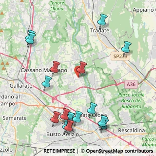 Mappa Viale Vittoria, 21054 Fagnano Olona VA, Italia (5.31389)