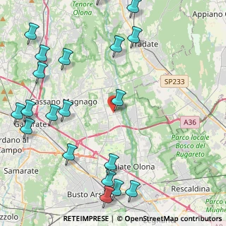 Mappa Viale Vittoria, 21054 Fagnano Olona VA, Italia (5.8985)