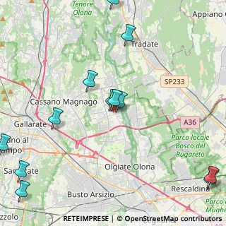 Mappa Viale Vittoria, 21054 Fagnano Olona VA, Italia (5.6)