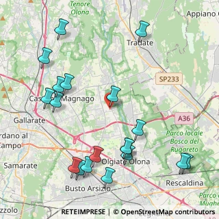 Mappa Viale Vittoria, 21054 Fagnano Olona VA, Italia (5.05684)