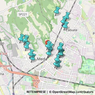 Mappa Via San Giuseppe, 20821 Meda MB, Italia (0.8855)