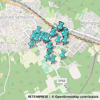 Mappa Via Privata W. A. Mozart, 21011 Casorate Sempione VA, Italia (0.30357)