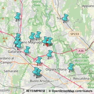 Mappa Via Guglielmo Oberdan, 21054 Fagnano Olona VA, Italia (4.44412)