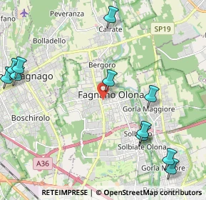 Mappa Via Guglielmo Oberdan, 21054 Fagnano Olona VA, Italia (2.76545)
