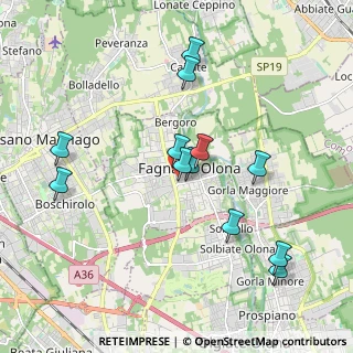 Mappa Via Guglielmo Oberdan, 21054 Fagnano Olona VA, Italia (1.875)