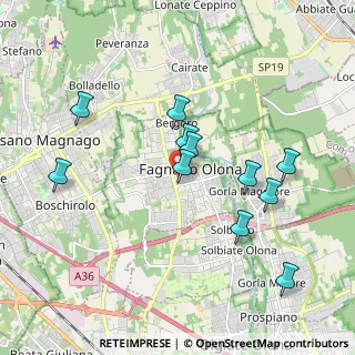 Mappa Via Guglielmo Oberdan, 21054 Fagnano Olona VA, Italia (1.83545)