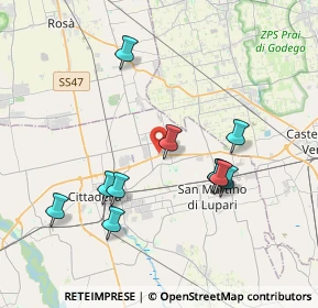 Mappa 35015 Galliera Veneta PD, Italia (3.66636)