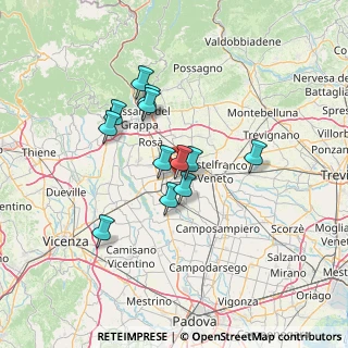 Mappa 35015 Galliera Veneta PD, Italia (10.70417)