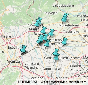 Mappa 35015 Galliera Veneta PD, Italia (10.87176)
