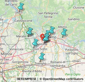 Mappa Via Carlo Ceresa, 24048 Treviolo BG, Italia (9.34818)