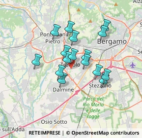 Mappa Via Carlo Ceresa, 24048 Treviolo BG, Italia (2.705)
