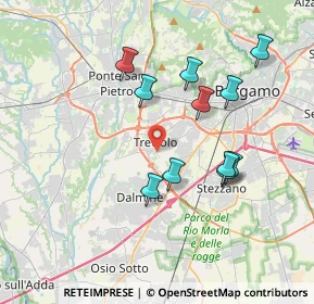 Mappa Via Carlo Ceresa, 24048 Treviolo BG, Italia (3.45545)