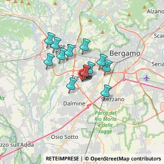 Mappa Via Carlo Ceresa, 24048 Treviolo BG, Italia (2.44462)