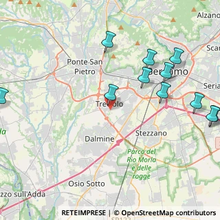 Mappa Via Carlo Ceresa, 24048 Treviolo BG, Italia (5.18182)