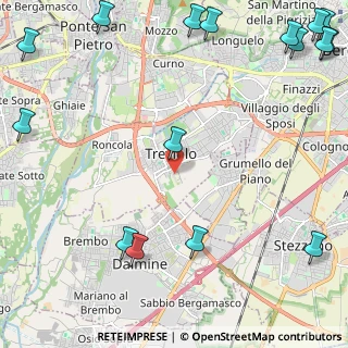 Mappa Via Carlo Ceresa, 24048 Treviolo BG, Italia (3.5725)