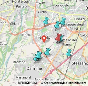 Mappa Via Carlo Ceresa, 24048 Treviolo BG, Italia (1.60364)