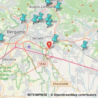Mappa 24060 Seriate BG, Italia (5.89833)