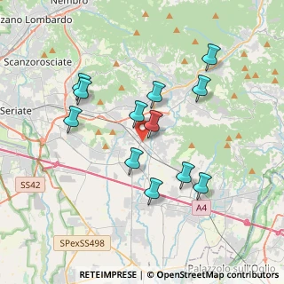Mappa Via I Maggio, 24060 Gorlago BG, Italia (3.44167)
