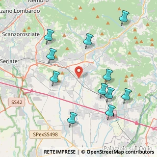 Mappa Via I Maggio, 24060 Gorlago BG, Italia (4.47364)